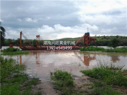 鉆石開采船 剛果金現場